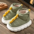 thumbnail image 2 of Otqutp Ankle&nbsp;Boots for Baby Children Cotton Shoes Warm and Non Slip Cotton Boots with Velvet In Winter Boys and Girls Children Boots Children Snow Boots(Green,1-1.5 Years), 2 of 4