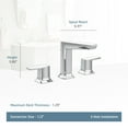thumbnail image 2 of Moen Via Chrome Two-Handle Bathroom Faucet, 2 of 4