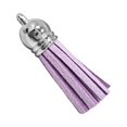 thumbnail image 1 of facefd 28 Pieces Keychain Charms Creative Delicate Keyring Pendant Tassels Simple Handbag Decor Tassel Craft Decoration DIY Accessory Light purple, 1 of 3