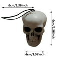 thumbnail image 3 of Halloween Simulation Prop Head Bar Atmosphere Decoration Ornament Desktop Ornament With Rope Decorative Hanging Suitable For Bars Restaurants Living Rooms Rooms And Others Home White 6X4cm, 3 of 5