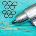 thumbnail image 3 of 10 Sets Wrench Retainer Rings with O-ring Compatible With Electric Wrench Pneumatic Wrench Hand Tool and Home Improvement Tool Black, 3 of 9