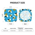thumbnail image 5 of Goofa Flying Bees Printed Couch Cushion Covers,Soft and Durable Throw Pillow Case , Floral Sofa Magic Sofa Stretch Cushion Couch Covers Washable, 5 of 9