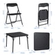 thumbnail image 3 of Negra foldable para niños mesa con 4 forrado sillas y cushioned asientos, 3 of 7