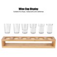 thumbnail image 1 of Wine Glass Shelf, Wine Glass Holder, Practical Delicate Stable For Home Bar 6 Holes, 1 of 8