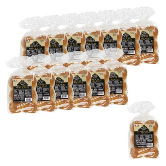 Boulangerie 255 Brioche Slider Buns, 12 Count, 14 Pack