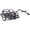Black 824, variant on Dog Bike Trailer for Medium Dogs, Pet Bicycle Wagon Cargo Carrier with 3 Entrances, Steel Frame, Large Off-Road Wheels, Mesh Screen - Red/Black, 51.3L x 28.8W x 35.5H inches
