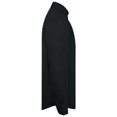 thumbnail image 3 of Absolute Apparel - Camisa de manga larga estilo Oxford para hombre (Negro), 3 of 4