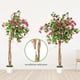 thumbnail image 2 of Artificial bougainvillea tree a 4ft de altura potted fake tree con wood trunk y rosa flowers para indoor y outdoor use, 2 of 5