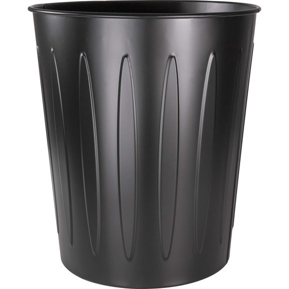Bote de basura Genuine Joe GJO58897 de acero, 22.7 L, seguro contra incendios, 6 galones