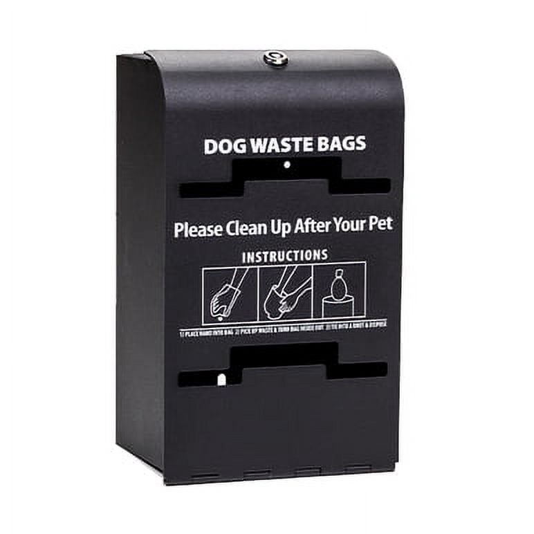 Ultimate™ Dog Waste Station / Tie_Handle Roll (Matte Black)