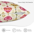 thumbnail image 6 of LNWH Heart Shape Valentines Pattern Throw Pillow Covers, Square Soft Linen Decorative Pillow Cases, 20"x20" Inch, 6 of 8