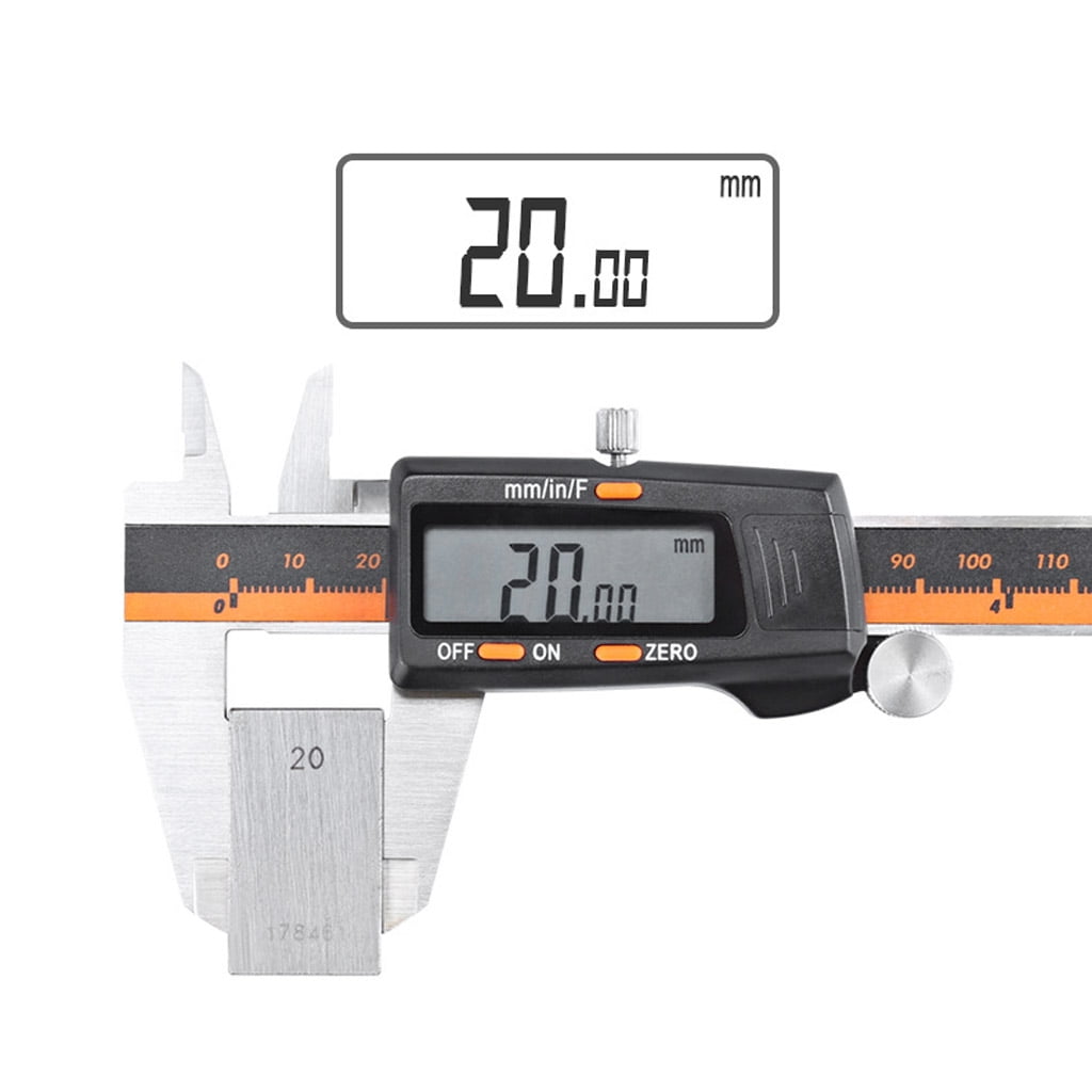 CEORPER Stainless Steel Electronic 6 inch Caliper Measurement Tool Vernier Caliper LCD