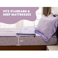 thumbnail image 4 of 3pcs Kids Comforter Set Zip up Bedding Set for Girls,Twin Kid Bedding Set Bow Comforter Set for Kid,All in one Zipper Bedding（Lightpurple,Twin）, 4 of 8