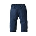 thumbnail image 2 of YONGHS Kids Boys Casual Long Pants Solid Color Pull On Stretch Trousers 9M-5T Navy Blue 2-3, 2 of 4