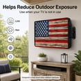 thumbnail image 3 of Bedliving Outdoor TV Cover for LCD LED, 52-55 inch, American Flag, 3 of 9