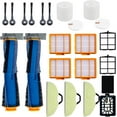thumbnail image 1 of Pièces de Rechange Accessoires pour Shark AV2610WA RV2610WA RV2410WD Matrix Plus 2-en-1, 2 Brosses Principales, 4 Filtres, 3 Tampons de Vadrouille, 6 Brosses Latérales, 2 Pré-Filtres, & 1 Pré-Moteur 2 Filtres en Mousse, 1 of 5