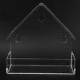 thumbnail image 3 of Acrylic Bird Wild Feeder Outdoor Garden Feed Tray with Suction Cups for Glass Window, 3 of 8