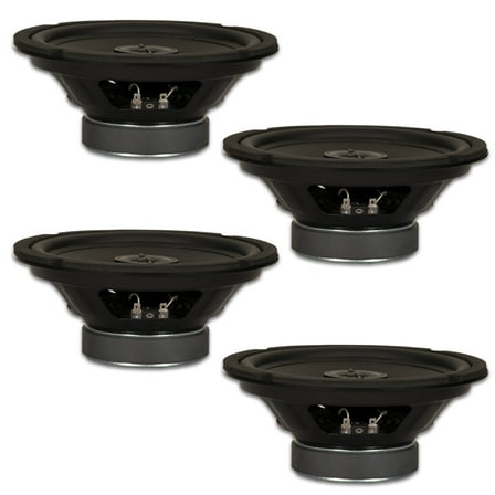 4 Goldwood Sound GW-8004/8 Two Way 8" Woofers with Tweeters 50 Watt each 8ohm Speakers