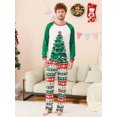 thumbnail image 6 of DAKIMOE Christmas Pajamas for Family Matching Sets Couples Xmas Pjs Matching Set Long Sleeve Top and Pants Loungewear Festive Holiday Nightwear Jammies Sleepwear For Adult Women Men Kids, 6 of 7