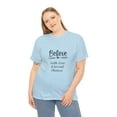 thumbnail image 5 of Believe Love Faith & Second Chances Inspiration Unisex Cotton T-shirt, 5 of 12