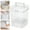 B, variant on Feng Shui Import 12 To 120 Slot Transparent Marker Organizer For Art,Portable Pp Marker Case With Removable Dividers,Multi Capacity Pen Storage Container For Highlighter