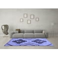 thumbnail image 3 of Ahgly Company Indoor Square Abstract Blue Modern Area Rugs, 8' Square, 3 of 4