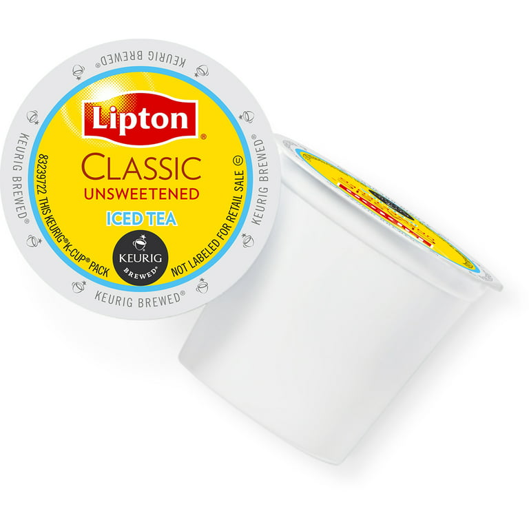 Lipton Unsweetened Iced Tea Single Serve Keurig K-Cup® Pods - 24/Box