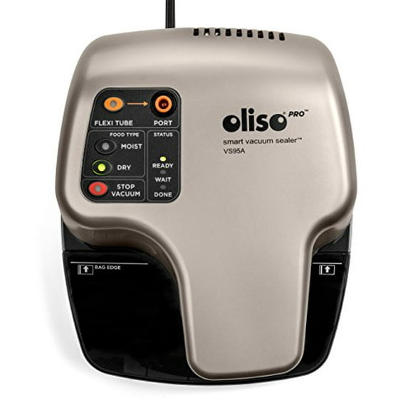 Oliso Pro VS95A Smart Vacuum Sealer for Food Storage, Silver