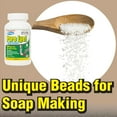 thumbnail image 4 of ComStar Pure Lye | 99% Pure Sodium Hydroxide Beads | Eco-Friendly, Industrial Strength, Biodegradable Drain Opener | Safe on Fixtures | Static-Free, Unique Beads for Soap Making | 1 lb. (30-500), 4 of 5