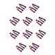 thumbnail image 1 of Guardurnaity Pendientes de araña de acrílico, pendiente con colgante hueco geométrico elegante, accesorios para fiestas de bodas y banquetes para Trapezoide hueco 10Conjunto, 1 of 6