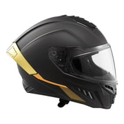 KFFKFF Full Face Motorcycle Helmet, Dual-Visor Street Bike Helmet, Lightweight and Comfortable Motocross Helmet for Adults - DOT & ECE Certified (M Size)