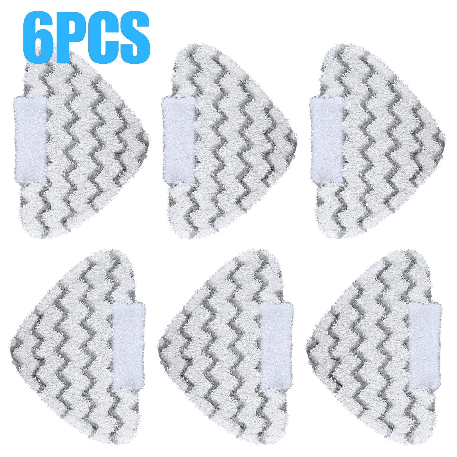 6/3Pcs Replacement Microfiber Mop Pads Refills Fit for Shark Steam Mop
