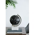thumbnail image 2 of CC Home Furnishings Constellation Globe on Marble Base - 11.75" - Black and White, 2 of 9