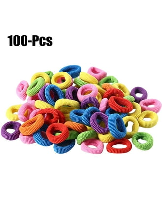 Jeobest Jeobest 100pcs Baby Hair Band Candy Color Kids