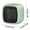 Green, variant on Desktop Space Heater, 450W Personal Heater for Office and Home Use with Tip-Over Protection and Energy Efficient Operation