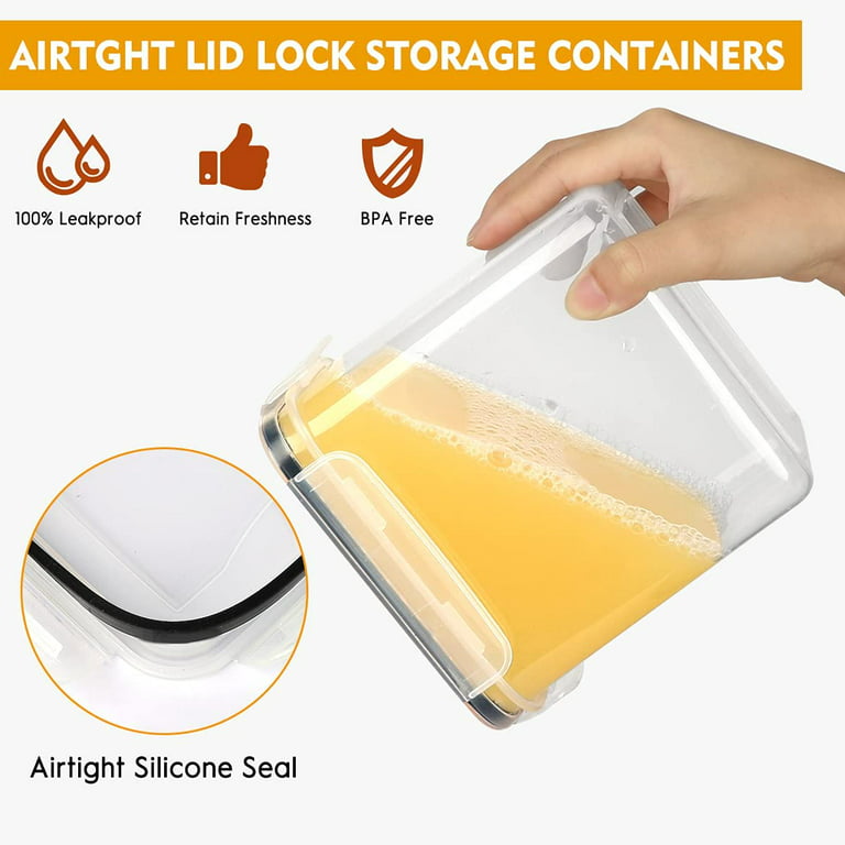 Airtight Food Storage Leak Proof Containers with Lids Large Size 2.8L Set  of 40