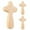 A/3PC, variant on Wood Comfort Hand Cross - Fine Prayer Holding Wooden Cross - Perfect Baptism or First Communion Gift for Boys and Girls