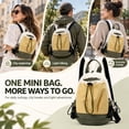 Unisex Lightweight Color Block Nylon Mini Backpack, Every Adventure ...