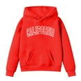 thumbnail image 4 of LUOGENLI Hoodies St. Patrick's Day Hoodies for Girls 10 to 12 Kids Girls Sports Shirt Boy Girl Casual Hoodie Pullover Hooded Sweatshirt with Pocket Suitable for Girls Boys Red 11-12 Years, 4 of 4