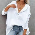 thumbnail image 1 of PENGXIANG Sweat-Shirt à Col Rond pour Femmes avec Poches (Noir-XL), 1 of 6