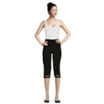 thumbnail image 4 of Real Size Women's 19" Pull On Crochet Stretch Capri, 4 of 5