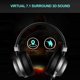 thumbnail image 5 of Auriculares Bluetooth Inalámbricos Ganfancp para Juegos Ligeros Micrófonos Incorporados Batería Rgb7.1 1 Auricular 1X Cable de Carga, 5 of 7