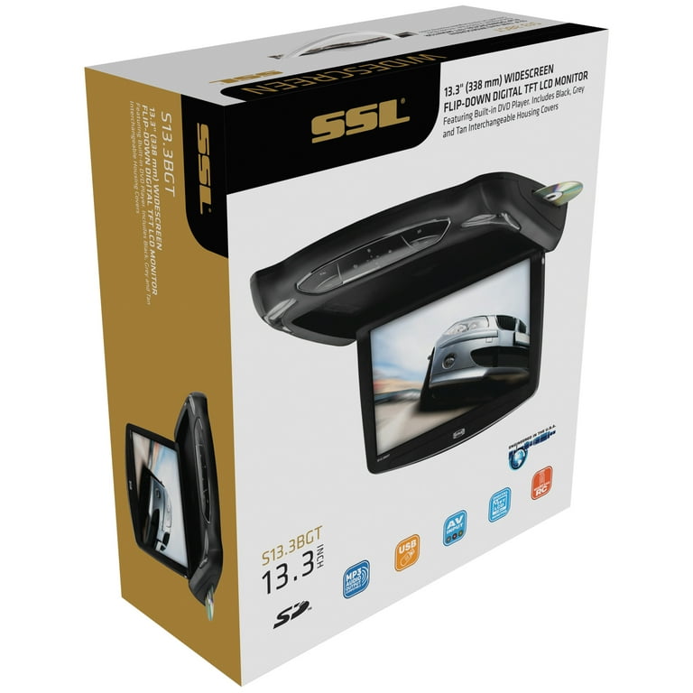 Sound Storm Laboratories S13.3BGT – 13.3 Inch Flip Down