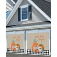 thumbnail image 3 of Thanksgiving Garage Door Banner Cover 6 x 13 ft, Thanksgiving Farm Fresh Pumpkin Vintage Pattern Garage Door Decorations Holiday Christmas Backdrop Decor for Winter New Year Xmas Party, 3 of 6