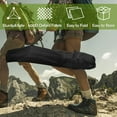 thumbnail image 7 of Folding Camping Chair Set of 3, Foldable Black Camp Chairs & Grey Table, Large Lawn Chair Portable for Adults Hiking, Fishing, Picnic, Outdoor BBQ, Travel, Sports, Cup Holders & Storage Bags, 7 of 7