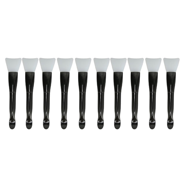 Cepillo aplicador de barro facial, 10 brochas de maquillaje de silicona, cepillo aplicador sin pelo, cepillo aplicador facial, diseño elevado