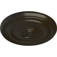 thumbnail image 3 of Ekena Millwork 15 3/4"OD x 1 1/2"P Devon Ceiling Medallion (Fits Canopies up to 3 5/8"), Hand-Painted Stone Hearth, 3 of 6