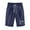 Navy, variant on Casual Shorts for Womens Summer High Waisted Cotton Linen Dandelion Print Plus Size Lacing Beach Workout Pocket Lounge Five Point Pants