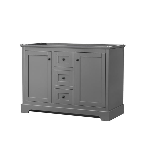 Wyndham Collection Wcv232348dcxsxxmxx Avery 48" Single Free Standing Vanity Cabinet Only -
