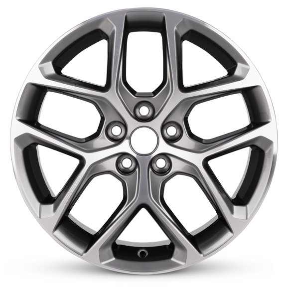 For 2019 Chevrolet Cruze 17 Inch Machined Face with Painted Inlay Silver Alloy - New OEM Rim - Road Ready Car Wheel